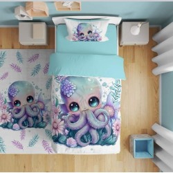 Grande couverture enfant - octopus